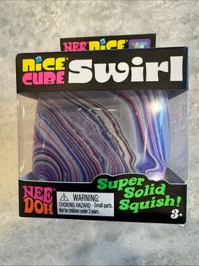 Nice Cube Swirl Super Solid Squish - Purple & Pink